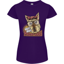 Wuff Wuff Madafacas Funny Dog Womens Petite Cut T-Shirt Purple