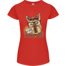 Wuff Wuff Madafacas Funny Dog Womens Petite Cut T-Shirt Red