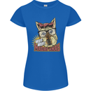Wuff Wuff Madafacas Funny Dog Womens Petite Cut T-Shirt Royal Blue