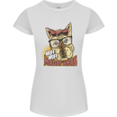 Wuff Wuff Madafacas Funny Dog Womens Petite Cut T-Shirt White