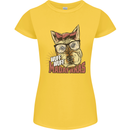 Wuff Wuff Madafacas Funny Dog Womens Petite Cut T-Shirt Yellow