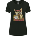 Wuff Wuff Madafacas Funny Dog Womens Wider Cut T-Shirt Black