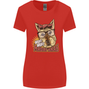 Wuff Wuff Madafacas Funny Dog Womens Wider Cut T-Shirt Red