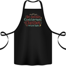 Xmas Hot Chocolate & Movies Funny Christmas Cotton Apron 100% Organic Black