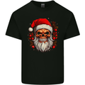 Xmas Santa Skull Christmas Bah Humbug Biker Mens Cotton T-Shirt Tee Top Black