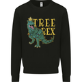 Xmas Tree Rex Funny Christmas T-Rex Dinosaur Kids Sweatshirt Jumper Black