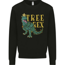 Xmas Tree Rex Funny Christmas T-Rex Dinosaur Mens Sweatshirt Jumper Black