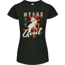 Year of the Goat Chinese New Year Womens Petite Cut T-Shirt Black
