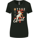 Year of the Goat Chinese New Year Womens Wider Cut T-Shirt Black