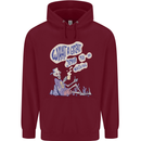 Year to Do Nothing Retired Lazy Sabbatical Mens 80% Cotton Hoodie Maroon
