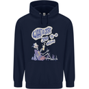 Year to Do Nothing Retired Lazy Sabbatical Mens 80% Cotton Hoodie Navy Blue