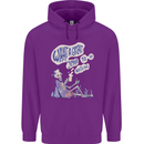 Year to Do Nothing Retired Lazy Sabbatical Mens 80% Cotton Hoodie Purple