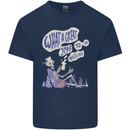 Year to Do Nothing Retired Lazy Sabbatical Mens Cotton T-Shirt Tee Top Navy Blue