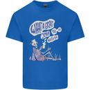 Year to Do Nothing Retired Lazy Sabbatical Mens Cotton T-Shirt Tee Top Royal Blue