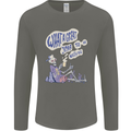 Year to Do Nothing Retired Lazy Sabbatical Mens Long Sleeve T-Shirt Charcoal