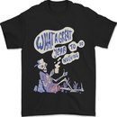 Year to Do Nothing Retired Lazy Sabbatical Mens T-Shirt 100% Cotton Black