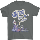 Year to Do Nothing Retired Lazy Sabbatical Mens T-Shirt 100% Cotton Charcoal