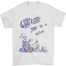 Year to Do Nothing Retired Lazy Sabbatical Mens T-Shirt 100% Cotton White