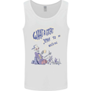 Year to Do Nothing Retired Lazy Sabbatical Mens Vest Tank Top White