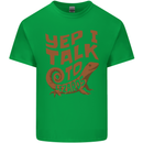 Yep I Talk To Lizards Chameleons Mens Cotton T-Shirt Tee Top Irish Green