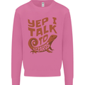 Yep I Talk To Lizards Chameleons Mens Sweatshirt Jumper Azalea