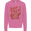 Yep I Talk To Lizards Chameleons Mens Sweatshirt Jumper Azalea