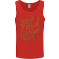 Yep I Talk To Lizards Chameleons Mens Vest Tank Top Red