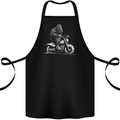 Yeti Biker Motorbike Motorcycle Bigfoot Cotton Apron 100% Organic Black
