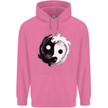 Yin Yang Axolotl Mens 80% Cotton Hoodie Azelea