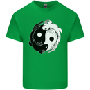 Yin Yang Axolotl Mens Cotton T-Shirt Tee Top Irish Green