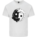 Yin Yang Axolotl Mens Cotton T-Shirt Tee Top White