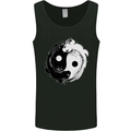 Yin Yang Axolotl Mens Vest Tank Top Black