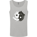 Yin Yang Axolottl Mens Vest Tank Top Sports Grey