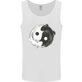 Yin Yang Axolottl Mens Vest Tank Top White