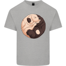 Yin Yang Dogs Kids T-Shirt Childrens Sports Grey