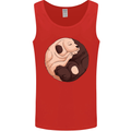 Yin Yang Dogs Mens Vest Tank Top Red