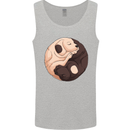 Yin Yang Dogs Mens Vest Tank Top Sports Grey