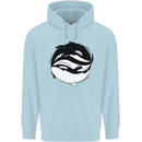 Ying Yan Orca Killer Whale Childrens Kids Hoodie Light Blue