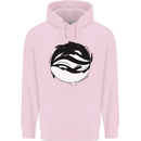 Ying Yan Orca Killer Whale Childrens Kids Hoodie Light Pink