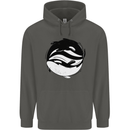 Ying Yan Orca Killer Whale Childrens Kids Hoodie Storm Grey