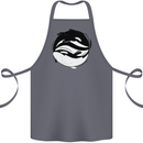 Ying Yan Orca Killer Whale Cotton Apron 100% Organic Steel
