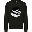Ying Yan Orca Killer Whale Kids Sweatshirt Jumper Black