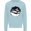 Ying Yan Orca Killer Whale Kids Sweatshirt Jumper Light Blue