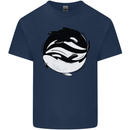 Ying Yan Orca Killer Whale Kids T-Shirt Childrens Navy Blue