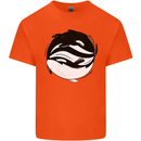 Ying Yan Orca Killer Whale Kids T-Shirt Childrens Orange