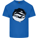 Ying Yan Orca Killer Whale Kids T-Shirt Childrens Royal Blue