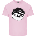 Ying Yan Orca Killer Whale Mens Cotton T-Shirt Tee Top Light Pink