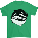 Ying Yan Orca Killer Whale Mens T-Shirt 100% Cotton Irish Green