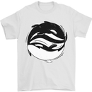 Ying Yan Orca Killer Whale Mens T-Shirt 100% Cotton White