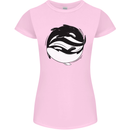 Ying Yan Orca Killer Whale Womens Petite Cut T-Shirt Light Pink